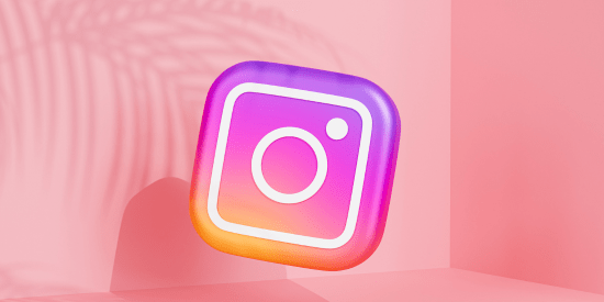 imagen logo de instagram en 3d