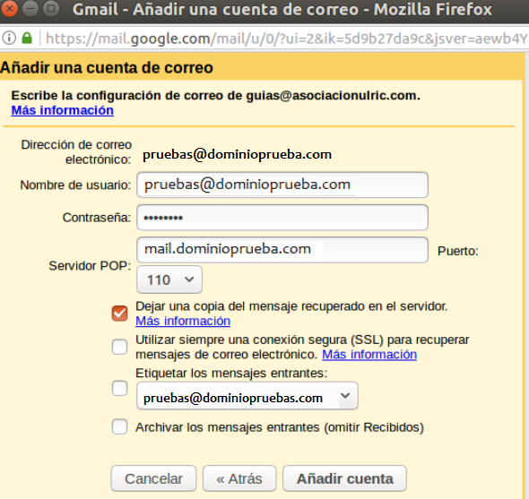 Configurar gmail barmetmedia configurar añadir cuenta