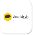 Logotipo de Dinamic brain de BarmetMedia.