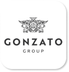 Logotipo de Gonzato group de BarmetMedia.