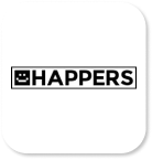 Logotipo de Happers de BarmetMedia.