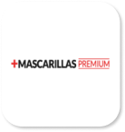 Logotipo de Mascarillas premium de BarmetMedia.