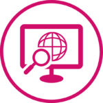 Icono de posicionamiento sostenible de BarmetMedia.