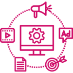 Presencia en linea profesional rosa de BarmetMedia.