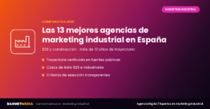 Imagen destacada: las 13 mejores agencias de marketing industrial en España, B2B y construcción
